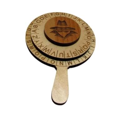 Imagem de TTETTZ Escapa de Disco de Detetive Da Roda Cifra de Cifra para Jogos de Férias de Jogo Superior