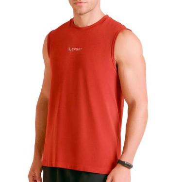 Imagem de Camiseta Regata Machão Lupo Sports - Adulto, M, Laranja