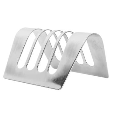 Imagem de Rack de torrada de aço inoxidável fácil de limpar a limpeza vintage à prova de ferrugem Bread Racker para assar café (Estilo 2)