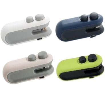 Imagem de Mini MáQuina Seladora De PláStico RecarregáVel Para Selagem De Pilha De Embalagens(Aleatório)