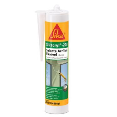 Imagem de Selante Acrílico Flexível para Trincas e Fissuras 203 CT 280 ml - 5318