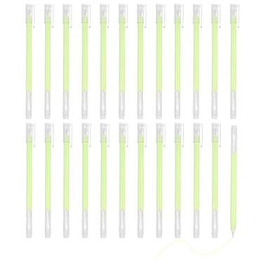 Imagem de PATIKIL 24 canetas de gel coloridas, canetas de gel pastel de ponta fina de 0,5 mm, tinta de alta luz para projetos faça você mesmo, pintura, diário, caderno, desenho de papel preto, 15 cm de