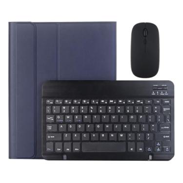 Imagem de Capa Para Tablet, Capa + Mouse e Teclado Magnético Bluetooth Destacável Para Samsung Tab A 10.1 Polegadas