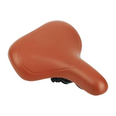 Imagem de kowaku Selim de bicicleta, acessórios para assento de bicicleta, presente ergonômico, peças de reposição para adultos, à prova d'água para esportes ao ar, Marrom