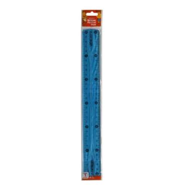 Imagem de REGUA FLEXIVEL 30 CM CORES SORTIDAS CX/25 UND LEOELEO