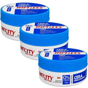 Imagem de Kit 3 Cera Finalizadora Antifrizz 160g - Infinity