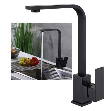Imagem de Torneira Preta Luxo Monocomando 360º Aerador Misturador