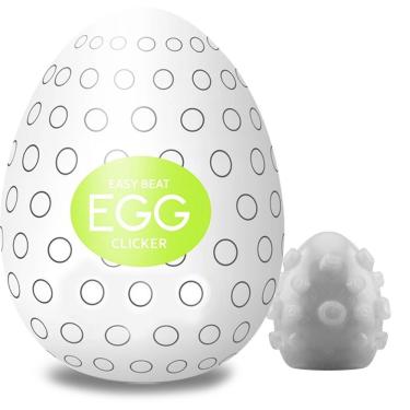 Imagem de Ovo Mastubador Pênis Egg Estimulo Punheta Clicker Flexível
