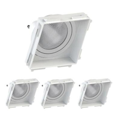 Imagem de 4 Spot Embutido Recuado no Frame PAR30 E27 - Save Energy