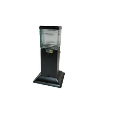 Imagem de Poste Balizador Preto 30Cm Quadrado Casa Jardim Piso Sitio - Nylux, 22