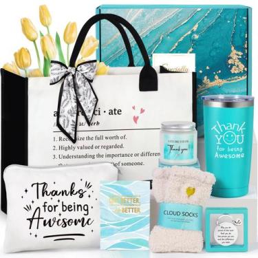 Imagem de Presentes de agradecimento Gratitude Basket Suhctuptx para mulheres