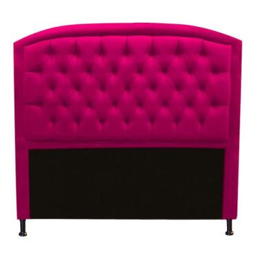 Imagem de Cabeceira Estofada Geovana com Capitonê para Cama Box Queen Size 160cm