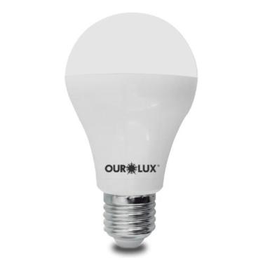 Imagem de Lâmpada Led Bulbo Ourolux A60 Base E27 9w Bivolt Cor da Luz Amarelada 