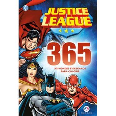 Imagem de Livro - Liga da Justiça - 365 atividades e desenhos para colorir