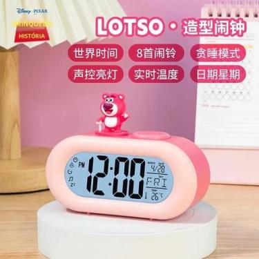 Imagem de Despertador LED Disney Mickey Infantil Bonito Modelo De Boneca De Dese