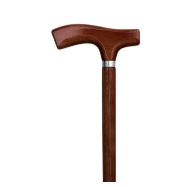 Imagem de Bengala Madeira Imbuia com anel Indaiá