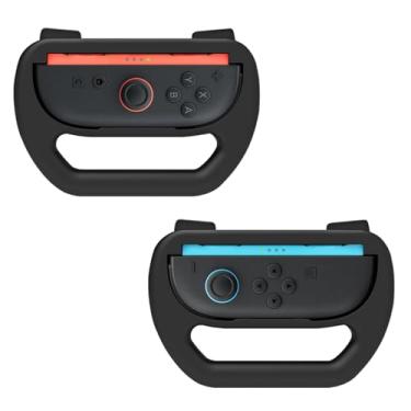 Imagem de DLseego Capa de mão para jogos para Switch 2 JoyCon, controle ergonômico resistente ao desgaste para modelo para Joycon, alça para controle de jogo, joystick móvel, capa para gamepad - preta