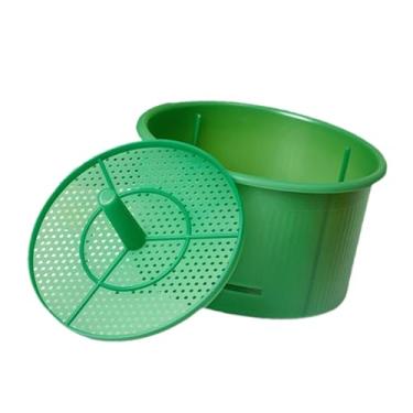 Imagem de IEUDNS Vaso de brotos de feijão, mini estufa multifuncional, bacia de germinação de mudas, caixa de cultivo de brotos para ervilha, cozinha, amendoim, capim