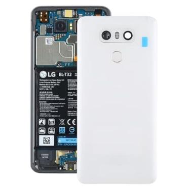 Imagem de YUNCHAO Acessórios telefônicos Tampa traseira da bateria com lente da cmera e sensor de impresso digital para LG G6 / H870 / H870DS / H872 / LS993 / VS998 / US997 Substituição do telefone celular