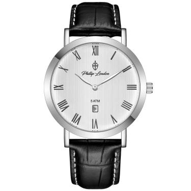 Imagem de Relógio Phillip London Masculino Ref: Pl80408222m Br N Casual Prateado