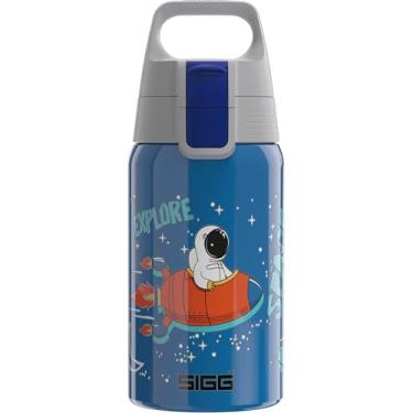 Imagem de SIGG Garrafa de água unissex Youth Shield One Space Kids, azul, 0,5 l