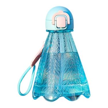 Imagem de Garrafa de Água para Desportos,Garrafas Esportivas para Exterior | Acessório 300 Ml em Forma de Badminton Portátil com Palhinha e Corda para Exterior Acampamento Viagem Ginásio Trabalho Diário