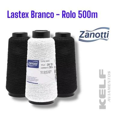 Imagem de Lastex 260 Tex Natural 1001 Rolo 500m Zanotti