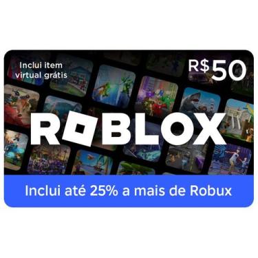 Imagem de Cartão Presente Digital Roblox R$50,00 Roblox 50BRL eGift