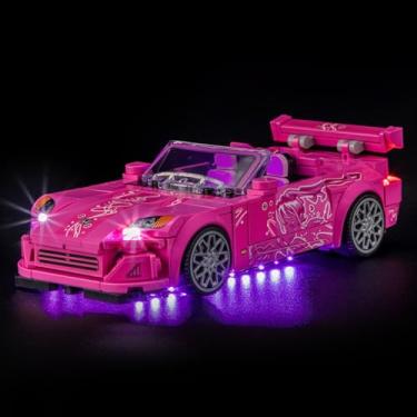 Imagem de YEABRICKS LED Light for 77241 Speed Champions 2 Fast 2 Furious Honda S2000 Building Blocks Model (Building Set NOT Included)