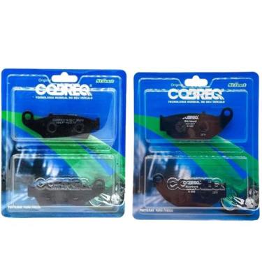 Imagem de Pastilha Freio Dianteiro E Traseiro Bros 160 Esdd 16 Á 17 - COBREQ