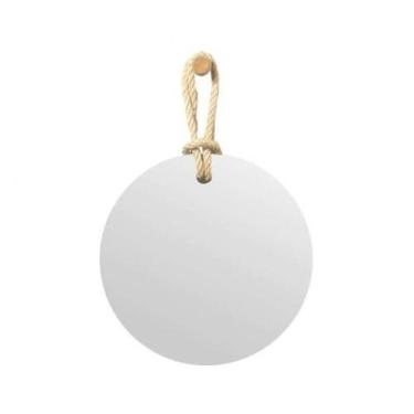 Imagem de Espelho Decorativo Hole Alça Sisal 50cm Redondo - e2g Design