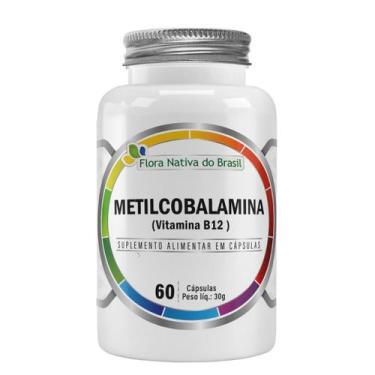 Imagem de Metilcobalamina Vitamina B12 60 Cápsulas  Flora Nativa - FLORA NATIVA 