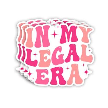 Imagem de (3 peças) in My Legal Era Adesivo Engraçado Sarcástico Humorístico Citações Inspiradoras Frases Inspiradoras Advogado Adesivos de Vinil para Tumbler Laptop Kindle Garrafas de Água Tablet Livros