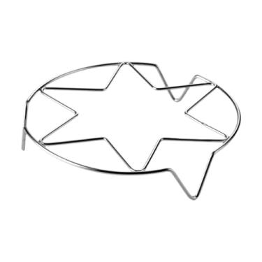 Imagem de AFXGUSD Bandeja para Cozimento a Vapor de Ovos, Suporte para Cesta, Suporte para Grelha de Cozimento de Ovos, Estrela de pé curto