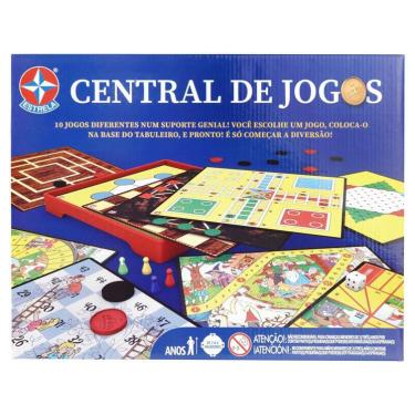 Imagem de Central de Jogos - Tabuleiro - 10 Jogos ESTRELA