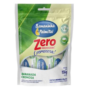 Imagem de Bananada Cremosa Zero Açúcar Bananinha Palmital 156G