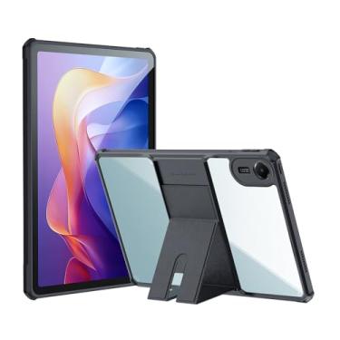 Imagem de Capa transparente para Xiaomi Redmi Pad 2 de 11 polegadas (apenas WiFi) com suporte, capa traseira transparente com suporte, fina, leve e segura para Redmi Pad 2 de 11 polegadas