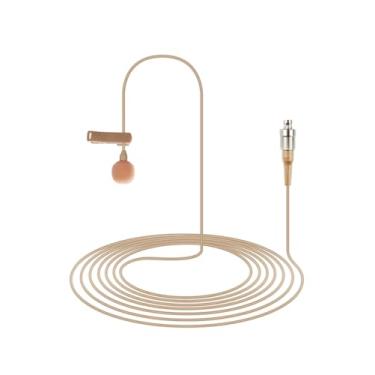 Imagem de Microfone de lapela LEMO para gravação – compatível com microfones sem fio Sennheiser & Wisycom, microfone condensador omnidirecional para captura de áudio transparente em entrevistas, vlogs e