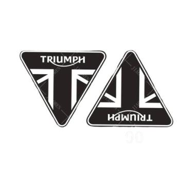 Imagem de Adesivo Triumph de vinil com logotipo decalque para capacete de tanque