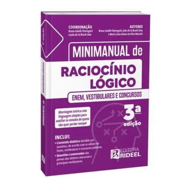 Imagem de Minimanual De Raciocínio Lógico - Enem, Vestibulares E Concursos