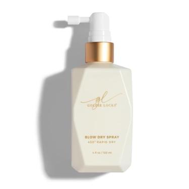 Imagem de Goldie Locks Spray de secagem °C Proteção contra o calor e controle de frizz - névoa hidratante para secar com memória de estilo - Seguro para extensões e cabelos tingidos - Sem proteínas - 118 ml