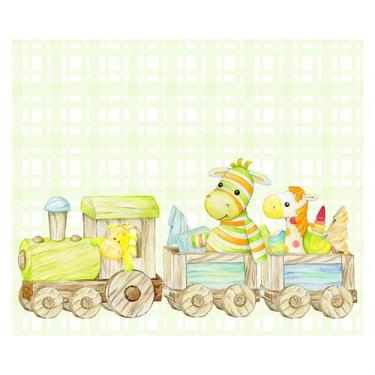 Imagem de Papel de Parede Adesivo Infantil Ursinhos Quarto Bebe - 761pcm - Allod