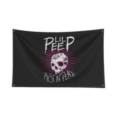 Imagem de Banner De Impressão Digital De Poliéster Com Bandeira Lil Peep Para De