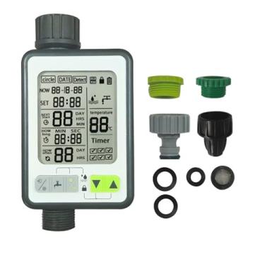 Imagem de Fafeicy Timer de Aspersão, Timer de Irrigação Aquático, 3 Outlet Programável Automático Com o Modo Manual de Atraso Chuva, para Piscina do Jardim do Jardim