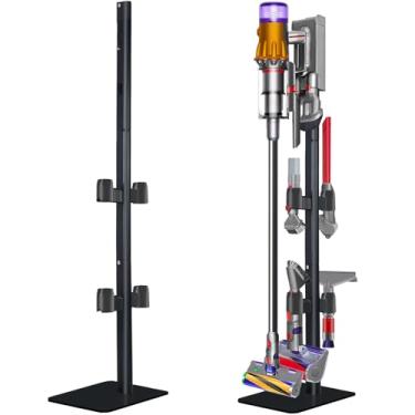 Imagem de Lasvea Suporte a vácuo compatível com Dyson V7 V8 V10 V11 V15 Gen5 (acessórios máx.11), suporte de armazenamento de metal, suporte de suporte, organizador inclui estação de ancoragem de armazenamento