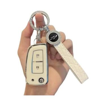 Imagem de Capa Protetora Para Chaveiro De Carro Nissan, Capa De TPU Para Chaveir