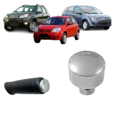 Imagem de Pino Botão Aciona E Trava Alavanca Freio De Estacionamento Compatível Com Eco sport Ka Fiesta