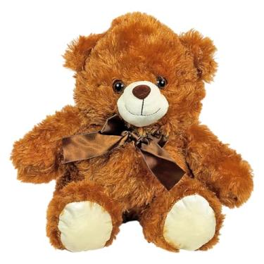 Imagem de Urso Tony Pelúcia Safari Com Lacinho 35cms (Marrom)