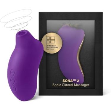Imagem de Vibrador de Sucção com Massagem Clitoriana, Recarregável e À Prova d’Água - Sona 2 (Roxo)