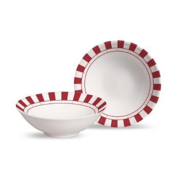 Imagem de Conjunto 6 bowls decorados Cute Christmas 300ml - Alleanza Cerâmica